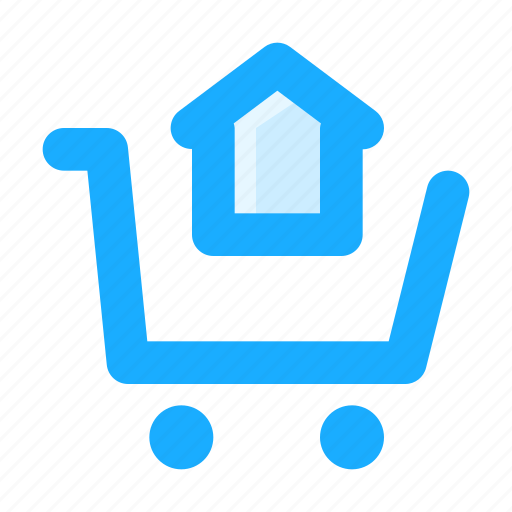 Property, home, house, buy, shopping, cart, real estate icon - Download on Iconfinder