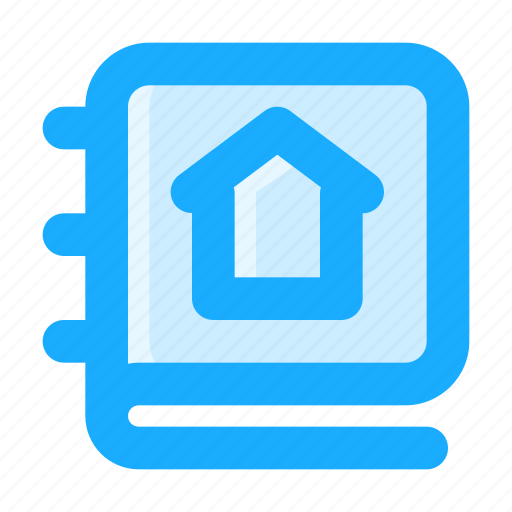 Property, home, house, guide, book, catalogue, real estate icon - Download on Iconfinder