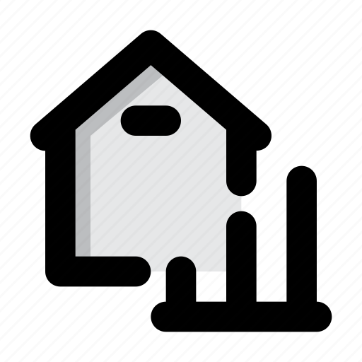 Property, home, house, analytics, growth, statistics, real estate icon - Download on Iconfinder