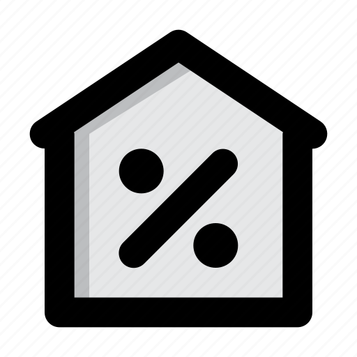 Property, home, house, discount, loan, fee, real estate icon - Download on Iconfinder