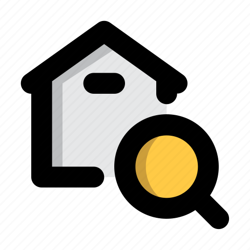 Property, home, house, search, magnifying, find, real estate icon - Download on Iconfinder