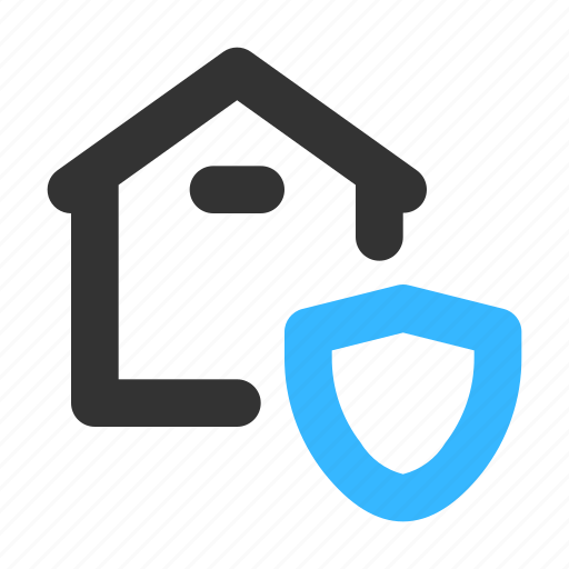 Property, home, house, shield, insurance, protection, real estate icon - Download on Iconfinder