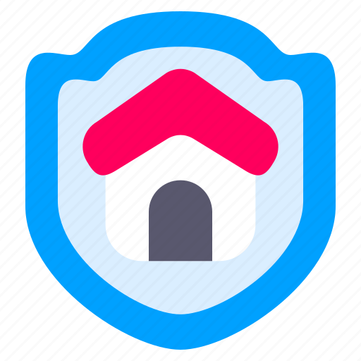 Guarantee, shield, security, house, home icon - Download on Iconfinder