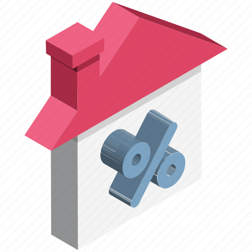 Home, percentage, percentage sign, property, property value, real estate, value icon - Download on Iconfinder