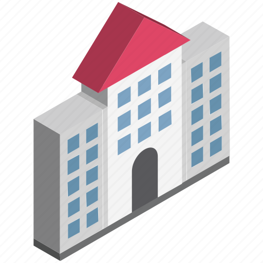 Apartments, building, city building, flats, housing society, office block, real estate icon - Download on Iconfinder