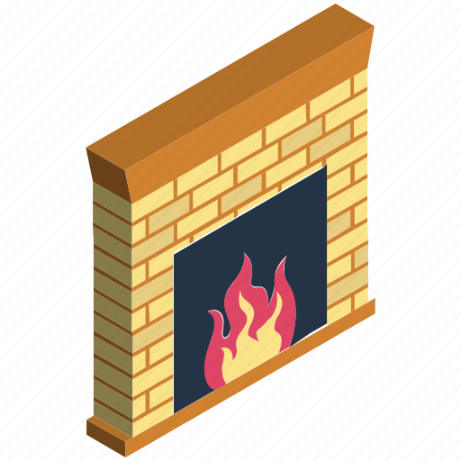 Chimney, comfort, fireplace, fireside, hearth, interior fireplace, warm icon - Download on Iconfinder