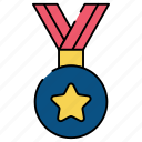 star medal, award, reward, achievement, success