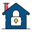 locked home, locked house, secure home, home security, home protection 