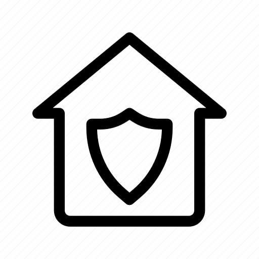 House, home, shield, protection, real, estate, security icon - Download on Iconfinder