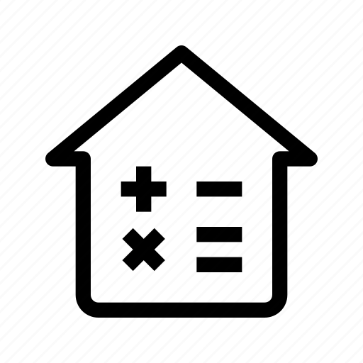 Home, house, calculator, real, estate, building icon - Download on Iconfinder