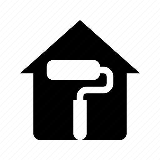 Edit, home, house, paint, brush, property icon - Download on Iconfinder