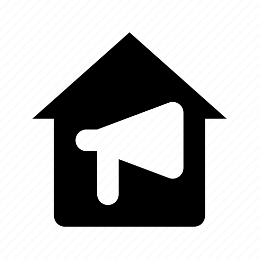 Promote, promotion, advertising, home, house, property icon - Download on Iconfinder