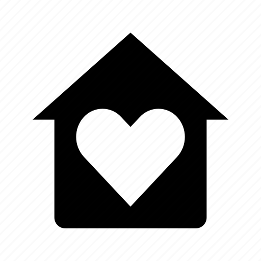 Home, house, heart, real, estate, furniture, property icon - Download on Iconfinder