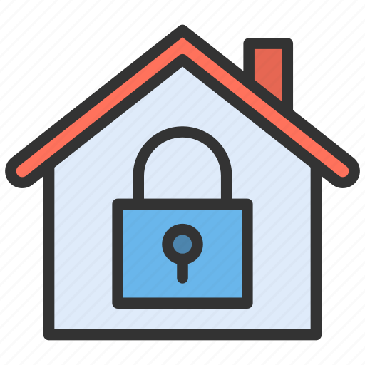 House lock, locked, protection, secure icon - Download on Iconfinder