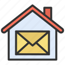 house mail, envelope, communication, letter
