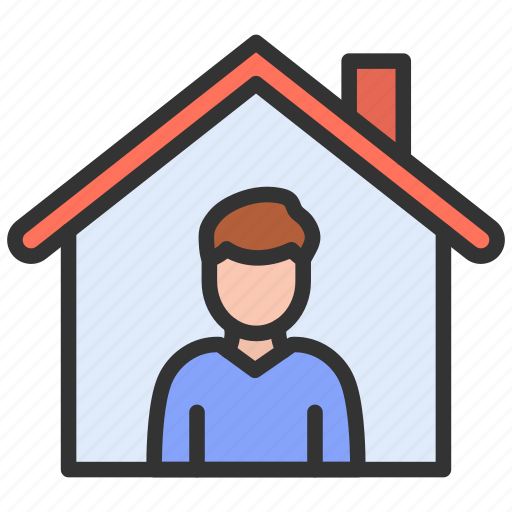 House owner, house keeper, person, property icon - Download on Iconfinder