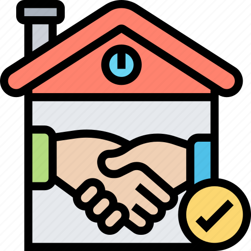 Deal, sale, home, estate, contract icon - Download on Iconfinder