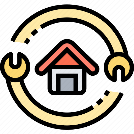 Renovation, home, repair, maintenance, restore icon - Download on Iconfinder
