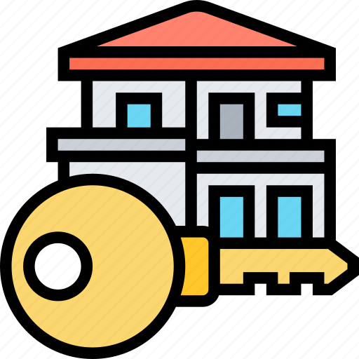Rent, housing, landlord, accommodation, residential icon - Download on Iconfinder