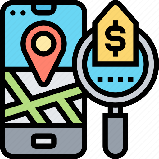 Search, house, location, place, map icon - Download on Iconfinder