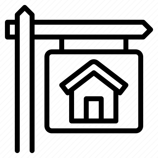 Sign, rent, sale, house, home, for rent, for sale icon - Download on Iconfinder