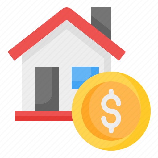 Investment, profit, price, house, money, real estate, property icon - Download on Iconfinder