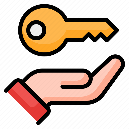 Key, hand, guarantee, security, problem solving, ownership, protection icon - Download on Iconfinder