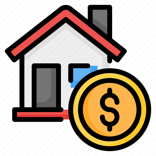 Investment, profit, price, house, money, real estate, property icon - Download on Iconfinder