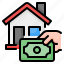 payment, pay, buy, cash, money, house, real estate 
