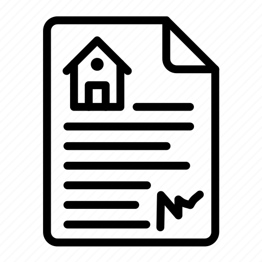 House document, home, real estate, documents, document icon - Download on Iconfinder