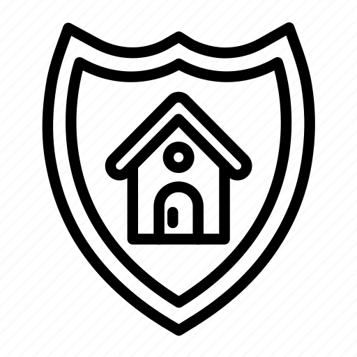 House protection, home, protection, protect, shield icon - Download on Iconfinder