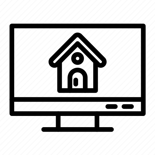 Online house, home, building, real estate, house icon - Download on Iconfinder