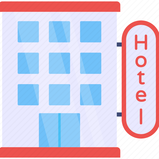 Hotel, motel, inn, building, architecture icon - Download on Iconfinder