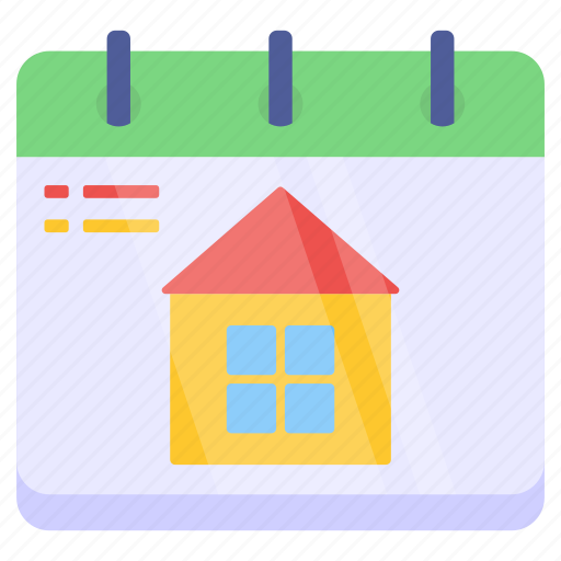 Property schedule, real estate schedule, planner, almanac, calendar icon - Download on Iconfinder