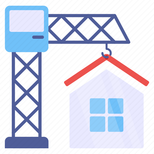 Home construction, house construction, property construction, building construction, home lifting icon - Download on Iconfinder