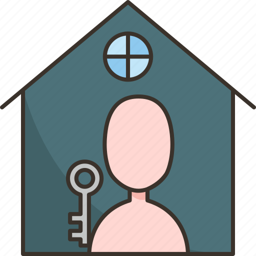 Homeowner, landlord, property, renter, lease icon - Download on Iconfinder