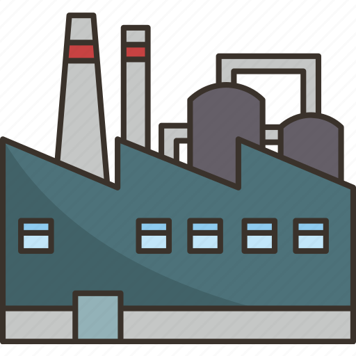 Industry, manufacturing, plant, factory, production icon - Download on Iconfinder