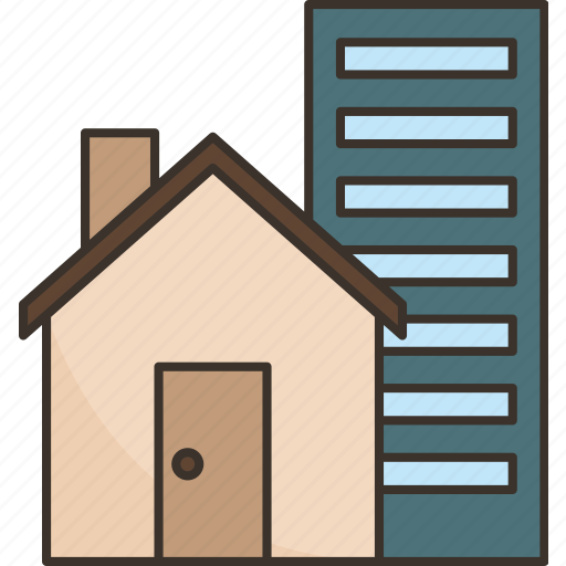 Property, estate, house, residential, apartment icon - Download on Iconfinder