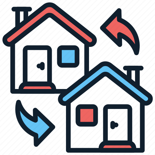 Changing, home, shifting, residence, moving, migration icon - Download on Iconfinder