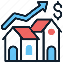 house, price, growth, increment, property, values, housing, society