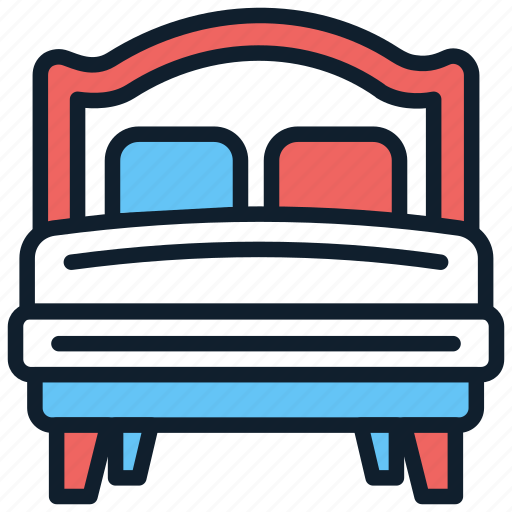 Bedroom, sleeping, room, guestroom, bed, chamber icon - Download on Iconfinder
