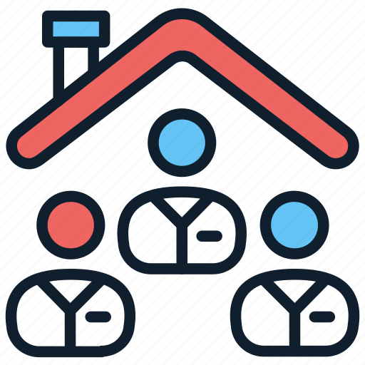 Home, sharing, house, mates, room, friends icon - Download on Iconfinder