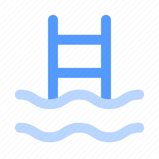 Swimming, pool, water, ladder icon - Download on Iconfinder