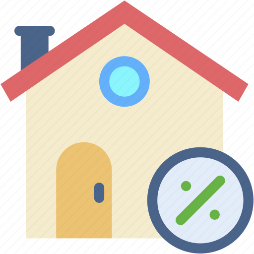 House, tax, real, estate, property, percentage, discount icon - Download on Iconfinder