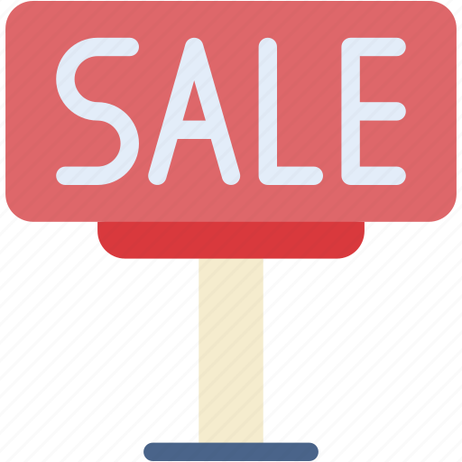 Sale, for, real, estate, board, signboard, sign icon - Download on Iconfinder