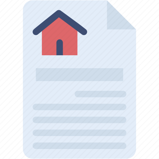 Document, real, estate, legal, contract, property, house icon - Download on Iconfinder