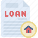 loan, property, real, estate, percentage, home, clipboard