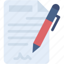 contract, document, agreement, pen, signature, documents