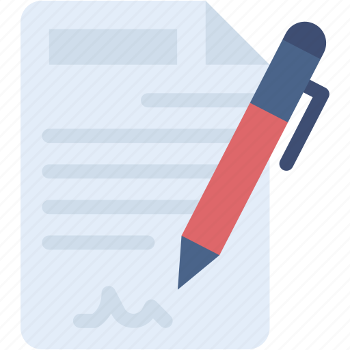 Contract, document, agreement, pen, signature, documents icon - Download on Iconfinder