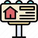 billboard, home, assistant, ads, advertisement, real, estate, property